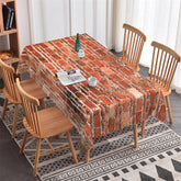 Lofaris Vintage Red Brick Decorative Rectangle Tablecloth
